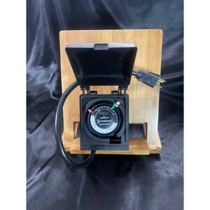 Intermatic HB35R Heavy Duty 24 Hr Outdoor Timer Black Weatherproof Grounded